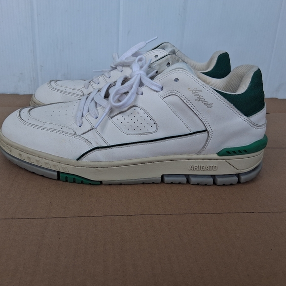Axel Arigato Area Lo Sneakers Mens Size 13 White/Green - Picture 1 of 10